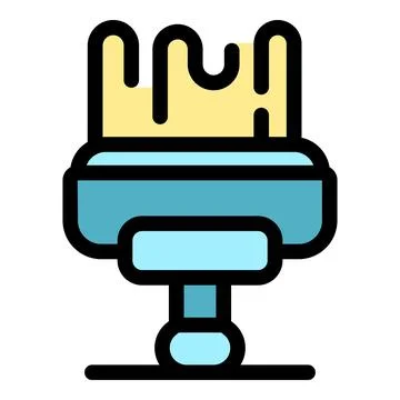 3d printer printing a crown using liquid material Stock Illustration