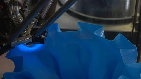 3d printer printing Stock Footage 80987285
