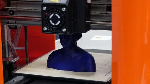 3d printer printing Stock Footage 80991535