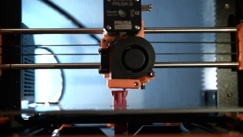 3D printer printing a jacket zipper Video stock 90701261