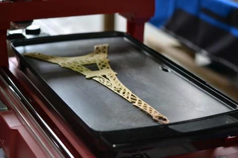 3d printer that printing a liquid dough Foto stock