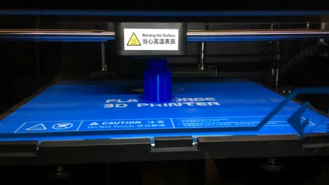 3D printer printing technology close up view Stock Footage 88681264