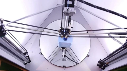 3d printer printing technology Stock Footage 77420043