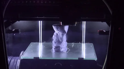 3d printer printing technology Stock-Footage 83221958