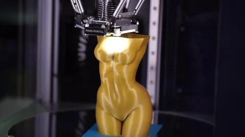 3d printer printing technology Stock Footage 83320792