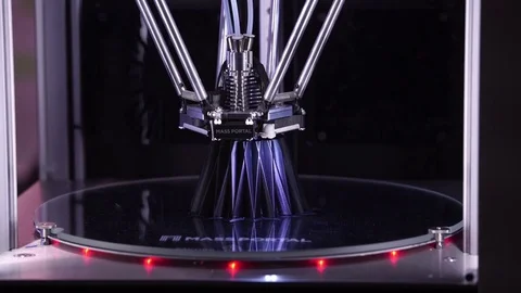 3d printer printing technology Stock Footage 83320920