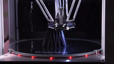 3d printer printing technology Stock Footage 88616201