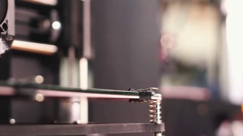  3D the printer prints the part Stock Footage 82021802