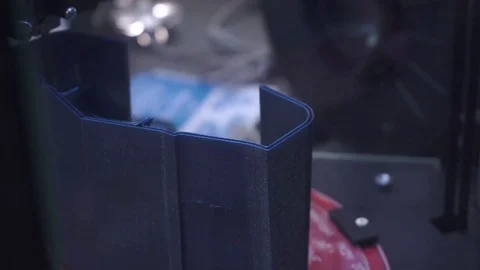 3D the printer prints the part Stock Footage 82584621