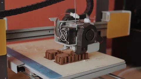 3d printer in process Stock Footage 86566566
