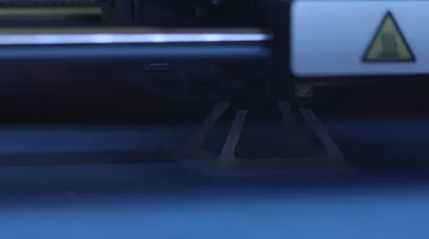 3D Printer Pyramid ECU Extruder 4K Video stock 40759034