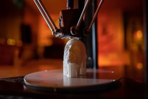 3D printer set in the apartment Stock Photos