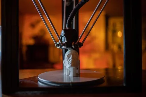 3D printer set in the apartment Stock Photos