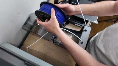 3D Printer Setup Stock Footage 312945388