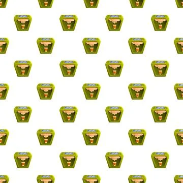 3d printer technology seamless repeating pattern design Stockillustratie