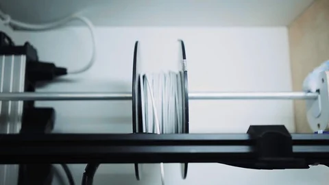 3d printer at work Video stock 72782231