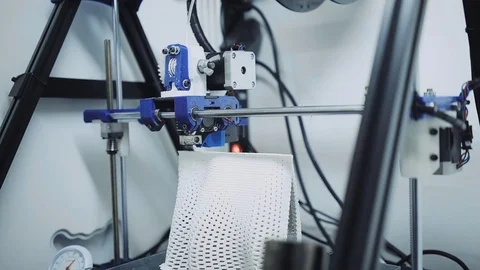 3d printer at work Stock Footage 72783321