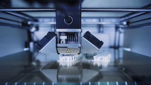 3d printer at work Stock-Footage 72783643