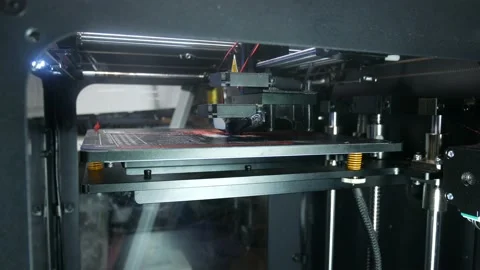 3d printer at work 動画素材 89579079