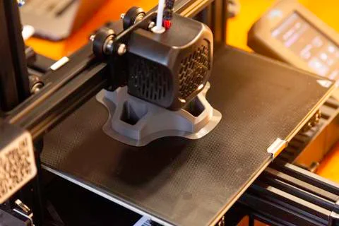 3D printer work Stock Photos
