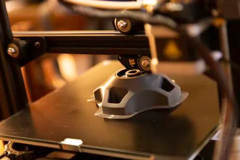 3D printer work Stock Photos