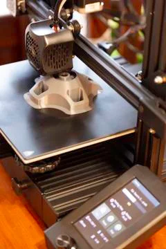 3D printer work Stock Photos