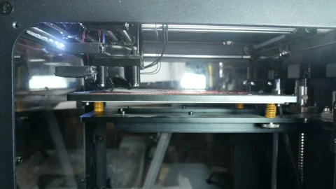 3d printer in the workflow 動画素材 89905180