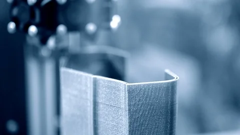 3D printer working close up. Stock Footage 97407957