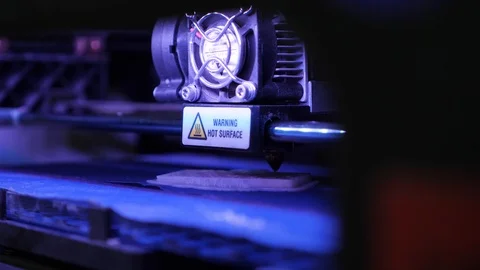 3D printer working close up. Stock Footage 106893340