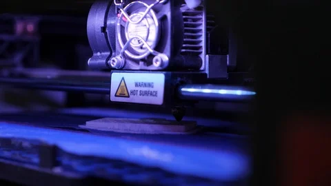 3D printer working close up. Stock Footage 106893413