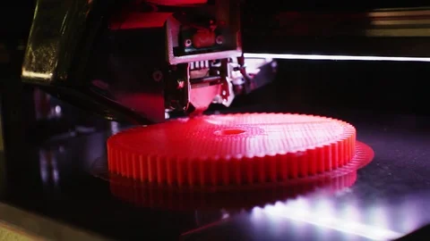 3D printer working close up. Stock Footage 124258408