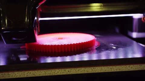 3D printer working close up. Stock Footage 124287324