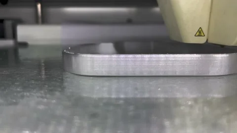 3D Printer Working Stock Footage 216081671