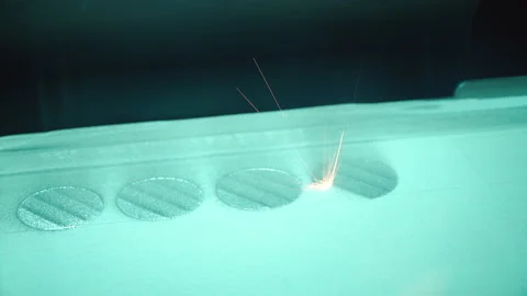 3D printer working with metal 스톡 동영상 167738972