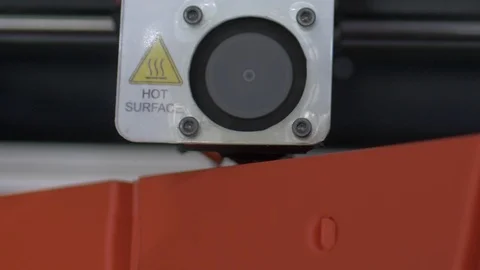 3D Printer Working, Printing A Female Bust Close Up 4K 60fps Stock Footage 127396820