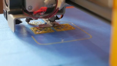 3d printer works. Making Figure Stock Footage 92060136