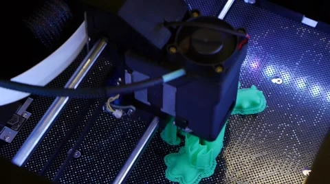 3D printing - 3D workplace Stock Footage 49395529