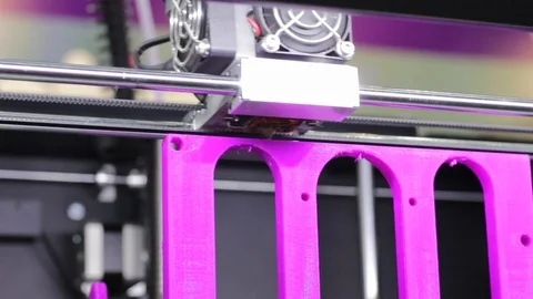 3D Printing 3U Stock Footage 97346109