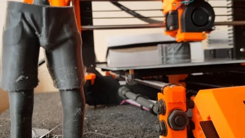 3D Printing Character Video stock 99311539