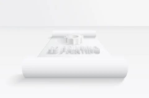 3D printing concept イラスト素材