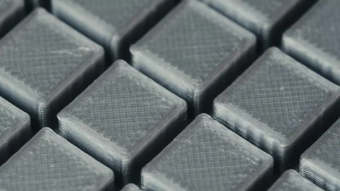 3D Printing Demonstration: Close-up of Hands Creating Plastic Parts, Top View Stock Footage 256026594