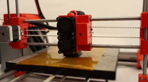 3d printing Stock Footage 26530334