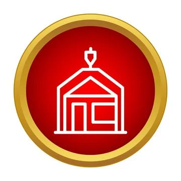 3d printing a house construction building icon Illustrazione stock