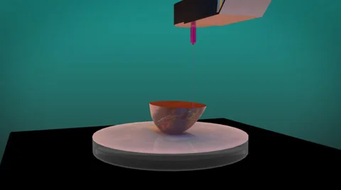 3D Printing a human kidney, 4K. ultra HD Stock Footage 38689931