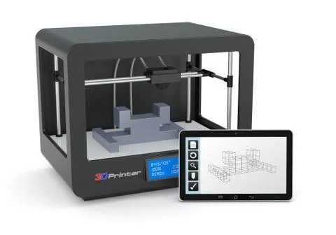 3d printing Illustrazione stock