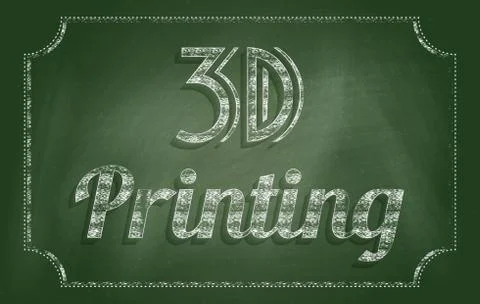 3d printing Stock Illustration