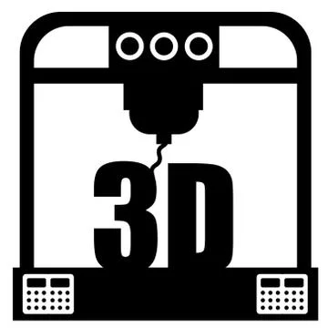 3D printing Stock Illustration