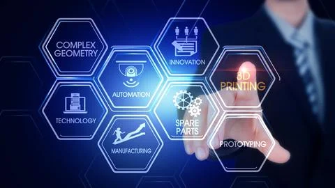 3D PRINTING イラスト素材