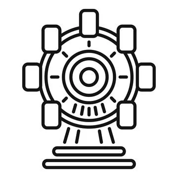 3d printing machine printing an object with laser sintering technology Illustrazione stock