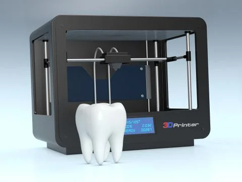 3d printing in medicine Stock Illustration